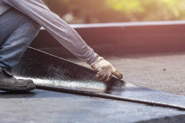 Professional Emergency Waterproofing technician working in Ladoga, IN